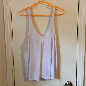 Flowy deep v tank top size medium